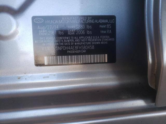 Photo 10 from auction – 2015 HYUNDAI ELANTRA with VIN 5NPDH4AE8FH580458