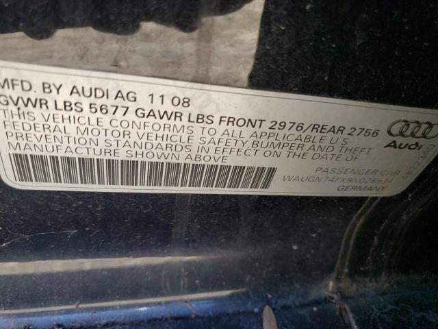 Photo 10 from auction – 2009 AUDI S6 with VIN WAUGN74FX9N026934
