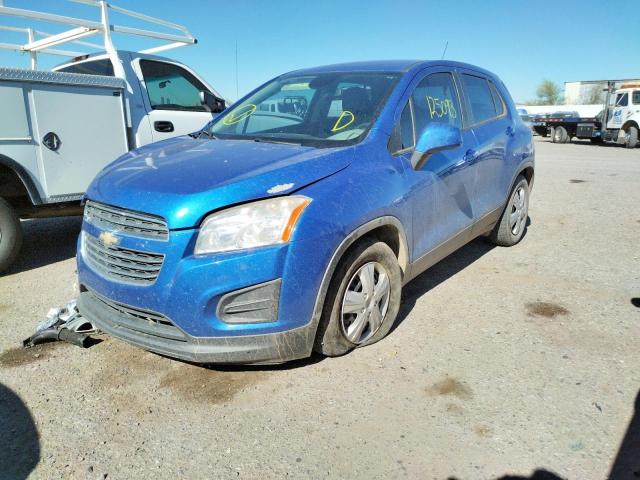 Photo 2 from auction – 2015 CHEVROLET TRAX LS with VIN KL7CJKSB4FB160459
