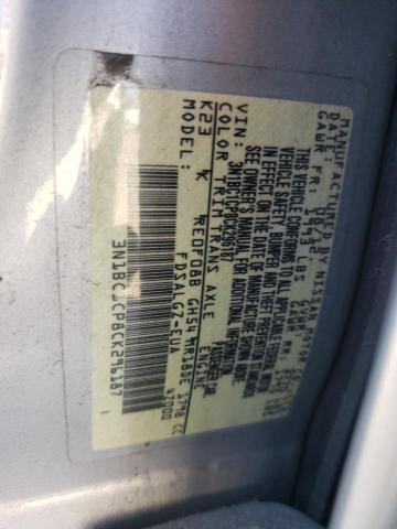Photo 10 from auction – 2012 NISSAN VERSA S with VIN 3N1BC1CP8CK296187