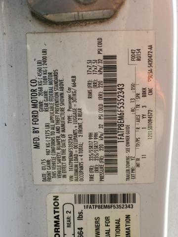 Photo 10 from auction – 2015 FORD MUSTANG with VIN 1FATP8EM6F5352343