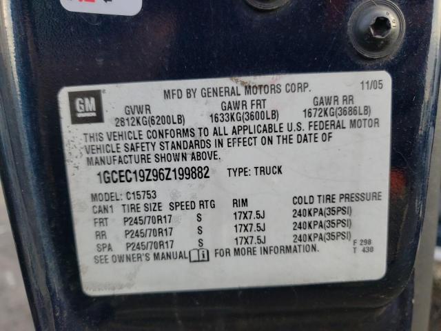 Photo 10 from auction – 2006 CHEVROLET SILVERADO with VIN 1GCEC19Z96Z199882