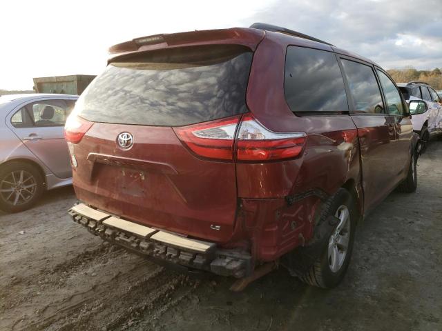 Photo 4 from auction – 2018 TOYOTA SIENNA LE with VIN 5TDKZ3DC5JS908141