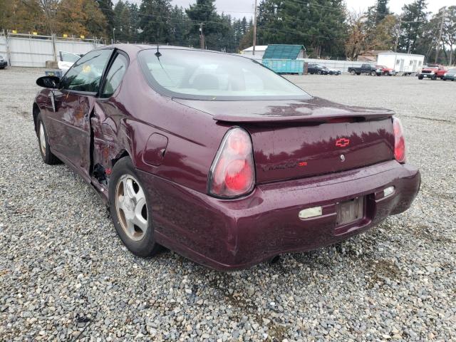 Photo 3 from auction – 2004 CHEVROLET MONTE CARL with VIN 2G1WX12K049122243