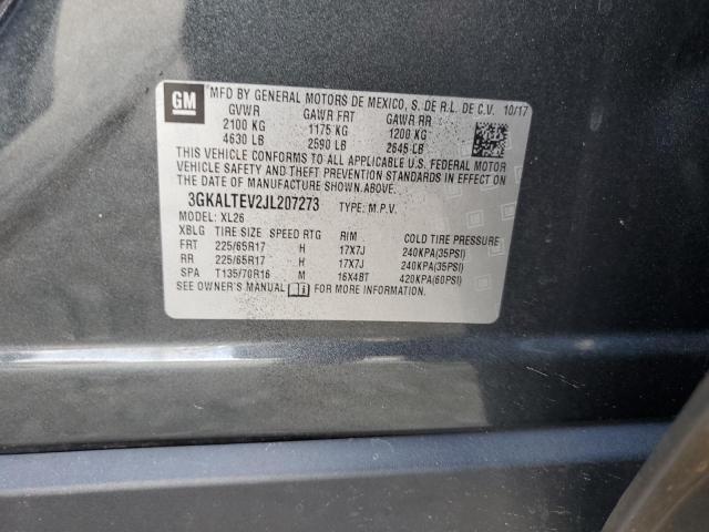 Photo 10 from auction – 2018 GMC TERRAIN SL with VIN 3GKALTEV2JL207273