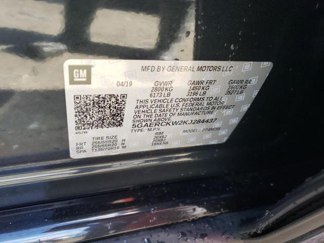 Photo 10 from auction – 2019 BUICK ENCLAVE PR with VIN 5GAERCKW2KJ284437