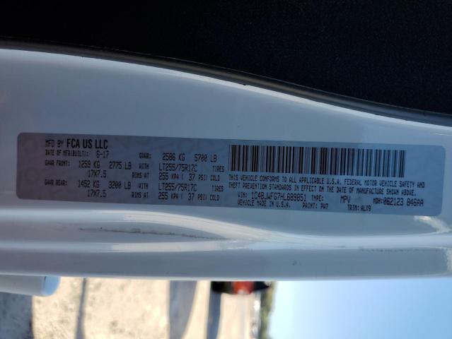 Photo 10 from auction – 2017 JEEP WRANGLER U with VIN 1C4BJWFG7HL689851