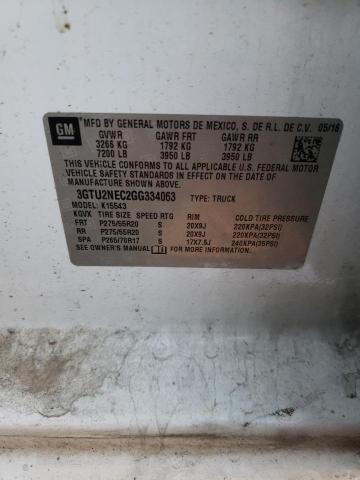 Photo 10 from auction – 2016 GMC SIERRA K15 with VIN 3GTU2NEC2GG334063