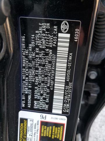 Photo 10 from auction – 2015 TOYOTA CAMRY LE with VIN 4T4BF1FK9FR445507