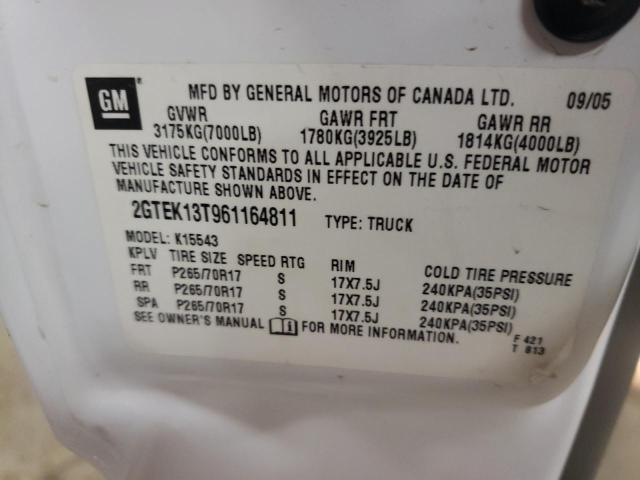 Photo 10 from auction – 2006 GMC NEW SIERRA with VIN 2GTEK13T961164811