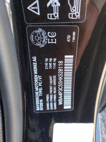 Photo 10 from auction – 2017 BMW 440XI with VIN WBA4P3C55HK528118