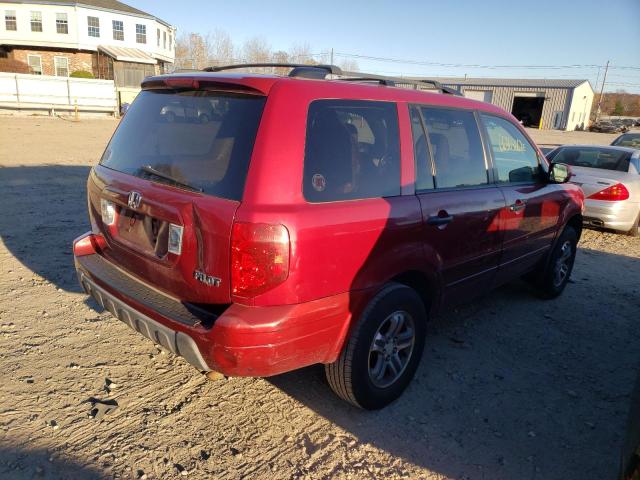 Photo 4 from auction – 2004 HONDA PILOT EXL with VIN 2HKYF18534H511508