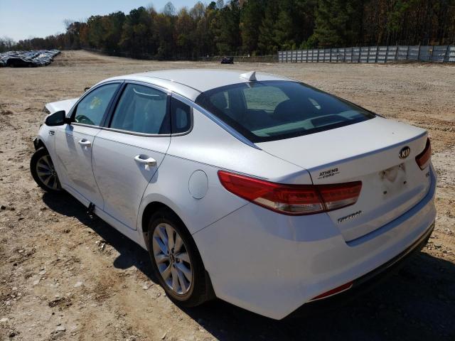 Photo 3 from auction – 2017 KIA OPTIMA EX with VIN 5XXGU4L33HG169777