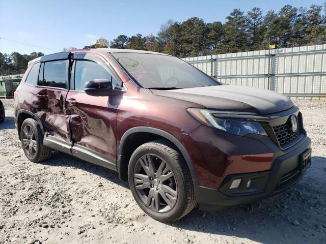 HONDA PASSPORT E 2019 with VIN 5FNYF8H59KB018372 - Photo from auction