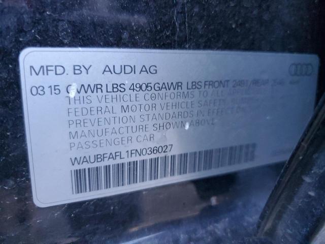 Photo 10 from auction – 2015 AUDI A4 PREMIUM with VIN WAUBFAFL1FN036027