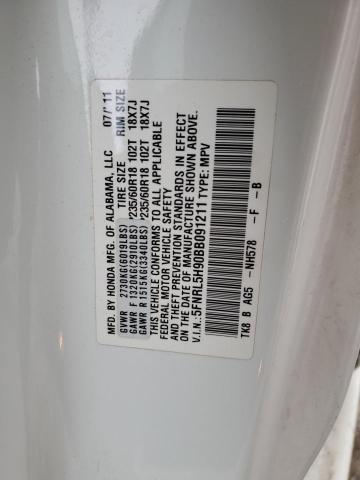 Photo 10 from auction – 2011 HONDA ODYSSEY TO with VIN 5FNRL5H90BB091211