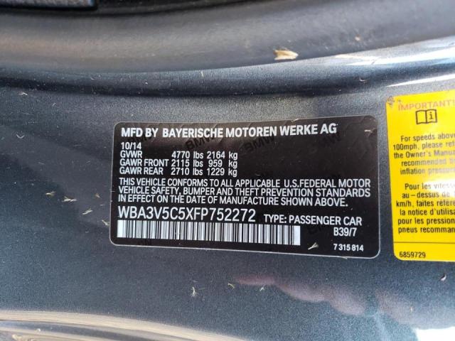 Photo 10 from auction – 2015 BMW 428 I with VIN WBA3V5C5XFP752272