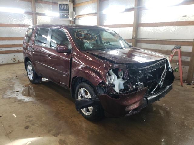 HONDA PILOT EXL 2014 with VIN 5FNYF4H50EB008259 - Photo from auction
