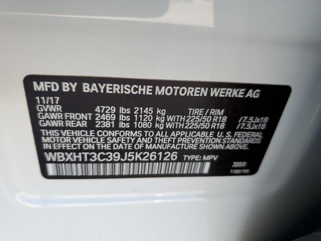 Photo 10 from auction – 2018 BMW X1 XDRIVE2 with VIN WBXHT3C39J5K26126