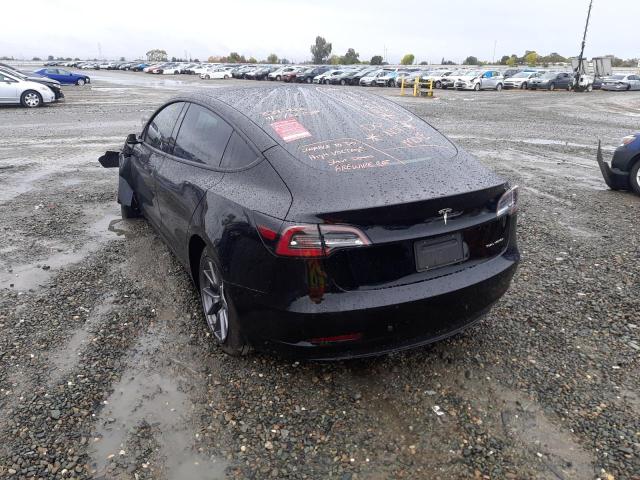 Photo 3 from auction – 2022 TESLA MODEL 3 with VIN 5YJ3E1EB4NF199643