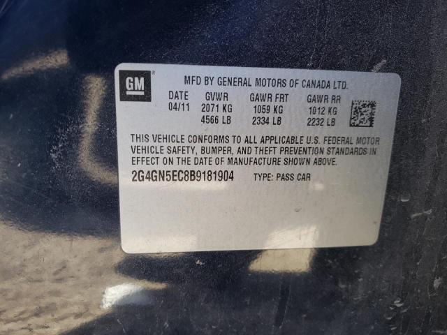 Photo 10 from auction – 2011 BUICK REGAL CXL with VIN 2G4GN5EC8B9181904