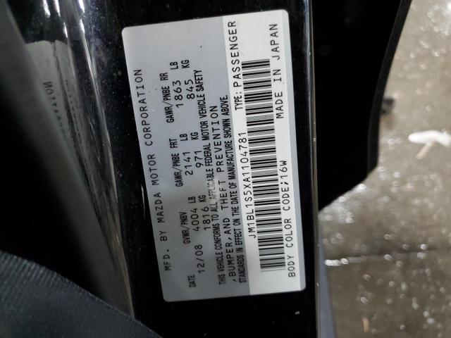 Photo 10 from auction – 2010 MAZDA 3 S with VIN JM1BL1S5XA1104781