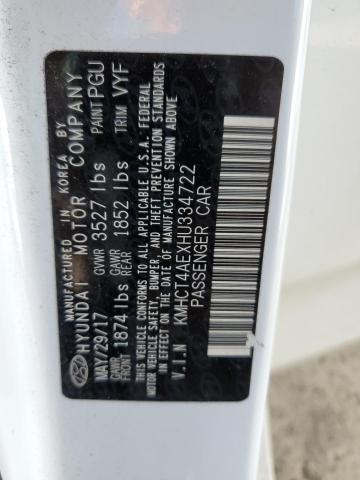 Photo 10 from auction – 2017 HYUNDAI ACCENT SE with VIN KMHCT4AEXHU334722