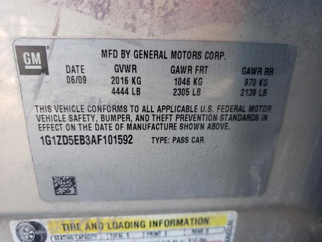 Photo 10 from auction – 2010 CHEVROLET MALIBU 2LT with VIN 1G1ZD5EB3AF101592
