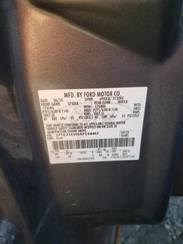 Photo 10 from auction – 2010 FORD F150 SUPER with VIN 1FTEX1EW5AFC64463