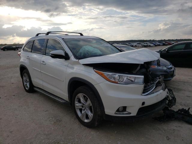 TOYOTA HIGHLANDER 2016 with VIN 5TDYKRFH8GS129397 - Photo from auction