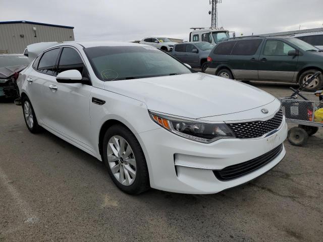 KIA OPTIMA EX 2018 with VIN 5XXGU4L3XJG189904 - Photo from auction