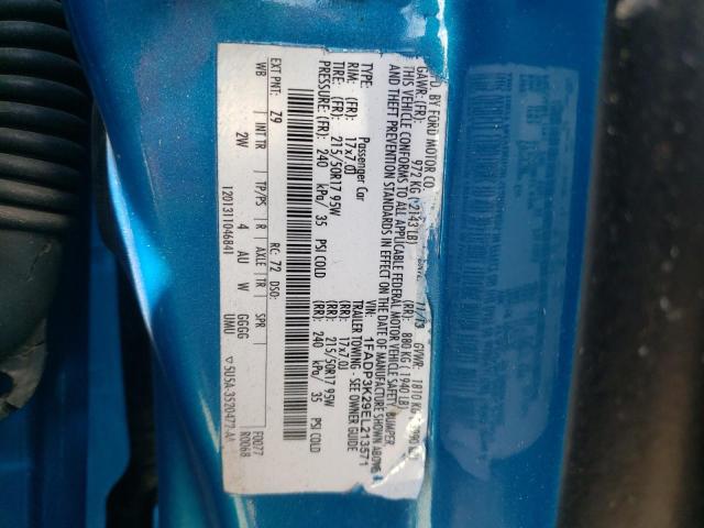 Photo 10 from auction – 2014 FORD FOCUS SE with VIN 1FADP3K29EL213571