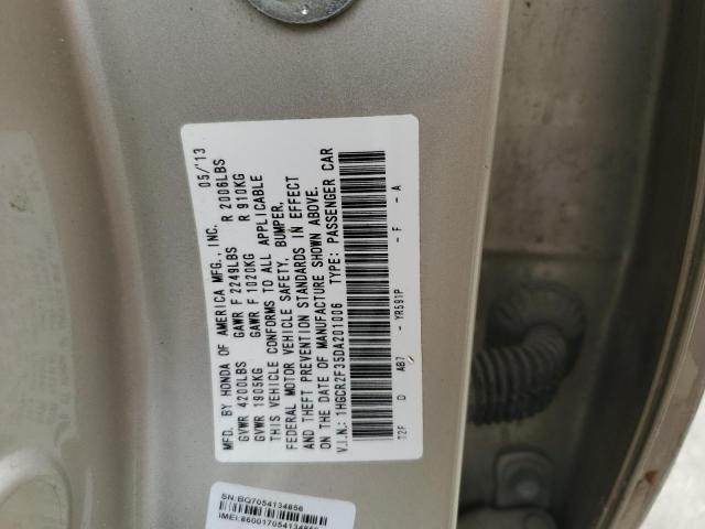 Photo 10 from auction – 2013 HONDA ACCORD LX with VIN 1HGCR2F35DA201006