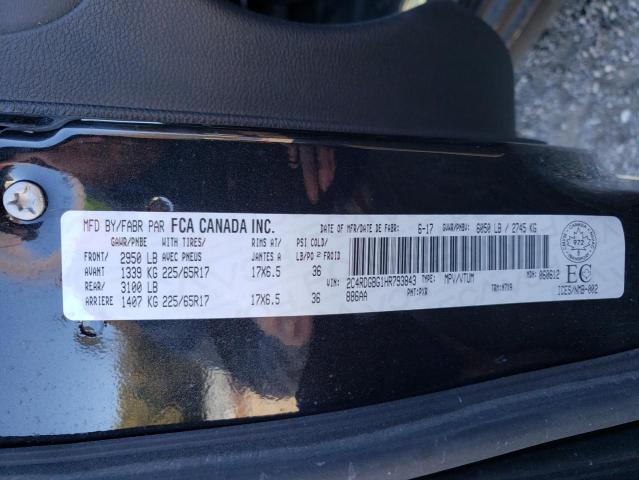 Photo 10 from auction – 2017 DODGE GRAND CARA with VIN 2C4RDGBG1HR793843