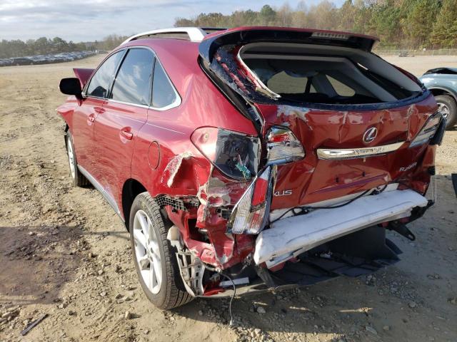 Photo 3 from auction – 2010 LEXUS RX 350 with VIN JTJZK1BA9A2000790