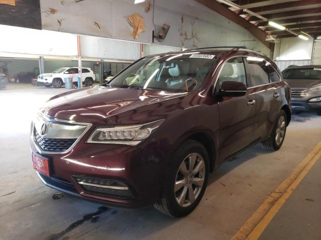 Photo 2 from auction – 2014 ACURA MDX ADVANC with VIN 5FRYD4H84EB046964