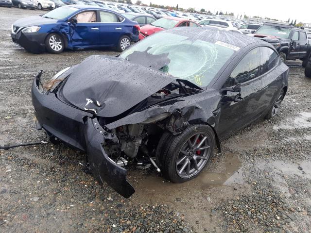 Photo 2 from auction – 2022 TESLA MODEL 3 with VIN 5YJ3E1EB4NF199643