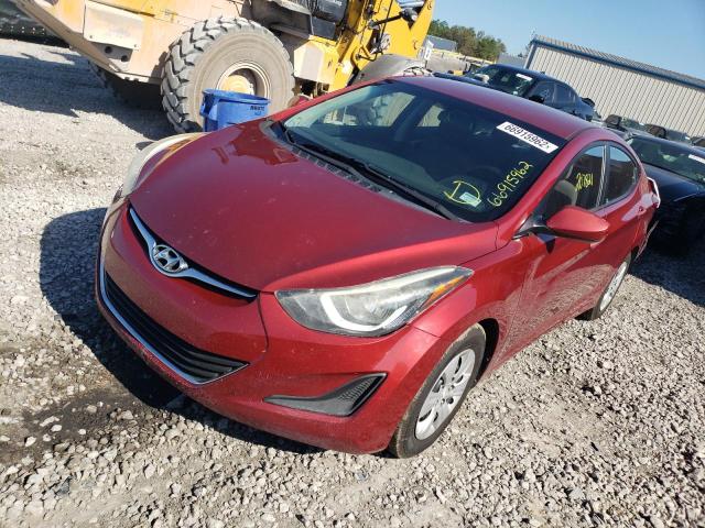 Photo 2 from auction – 2016 HYUNDAI ELANTRA SE with VIN 5NPDH4AE5GH721990