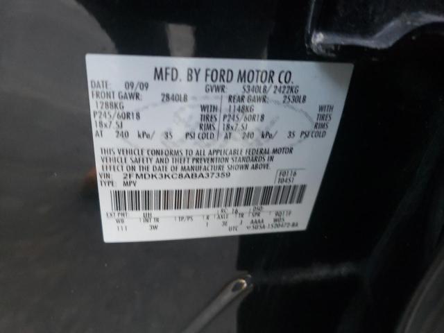 Photo 10 from auction – 2010 FORD EDGE LIMIT with VIN 2FMDK3KC8ABA37359