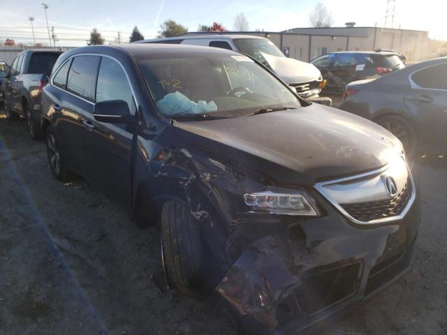 ACURA MDX 2015 with VIN 5FRYD4H21FB014308 - Photo from auction