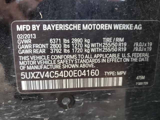 Photo 10 from auction – 2013 BMW X5 XDRIVE3 with VIN 5UXZV4C54D0E04160