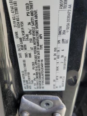 Photo 10 from auction – 2013 FORD ESCAPE TIT with VIN 1FMCU0J97DUD49116