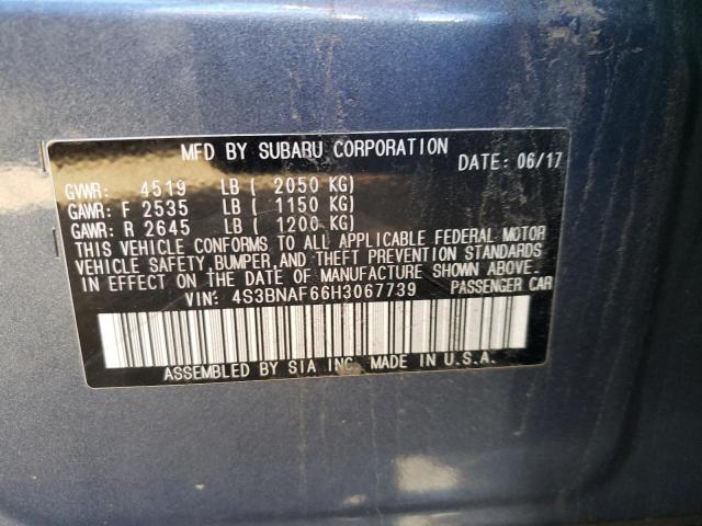 Photo 10 from auction – 2017 SUBARU LEGACY 2.5 with VIN 4S3BNAF66H3067739