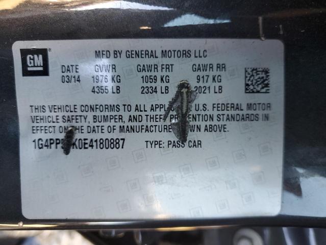 Photo 10 from auction – 2014 BUICK VERANO with VIN 1G4PP5SK0E4180887