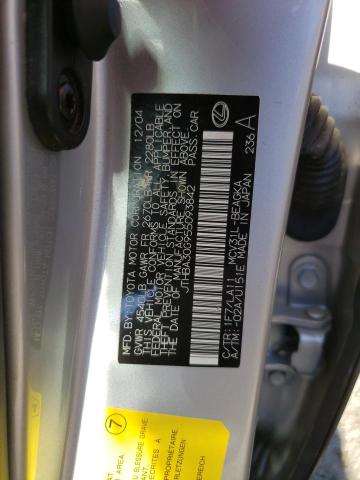 Photo 10 from auction – 2005 LEXUS ES 330 with VIN JTHBA30G955093842