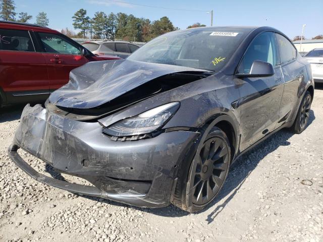 Photo 2 from auction – 2020 TESLA MODEL Y with VIN 5YJYGDEE3LF048852