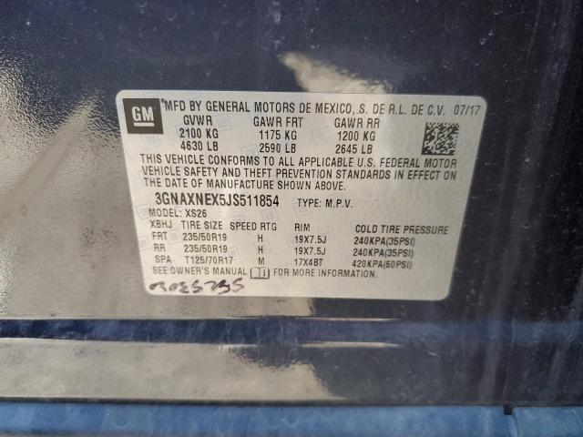 Photo 10 from auction – 2018 CHEVROLET EQUINOX PR with VIN 3GNAXNEX5JS511854
