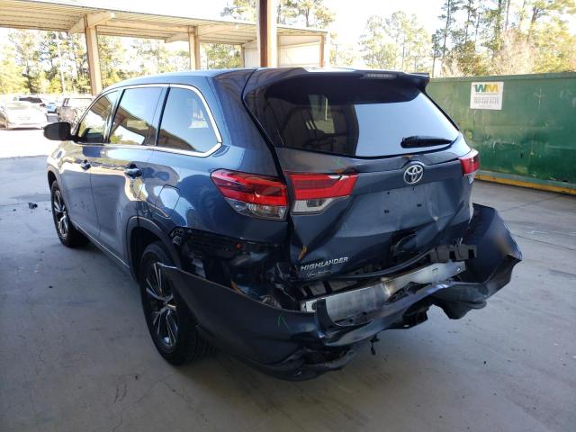 Photo 3 from auction – 2018 TOYOTA HIGHLANDER with VIN 5TDZZRFH0JS253770