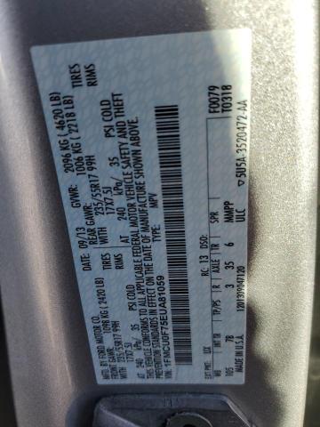 Photo 10 from auction – 2014 FORD ESCAPE S with VIN 1FMCU0F75EUA81059