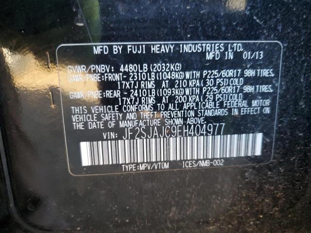 Photo 10 from auction – 2014 SUBARU FORESTER 2 with VIN JF2SJAJC9EH404977
